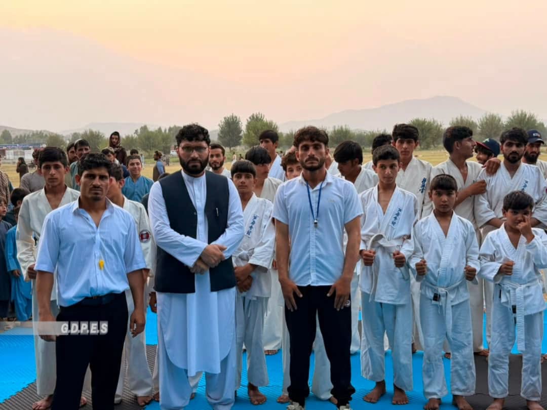 خوست؛ صبریو ولسوالۍ کې د ۵۴ ورزشکارانو ترمنځ د آشي هارا کراټې ټاکنیزې سیالۍ ترسره شوې