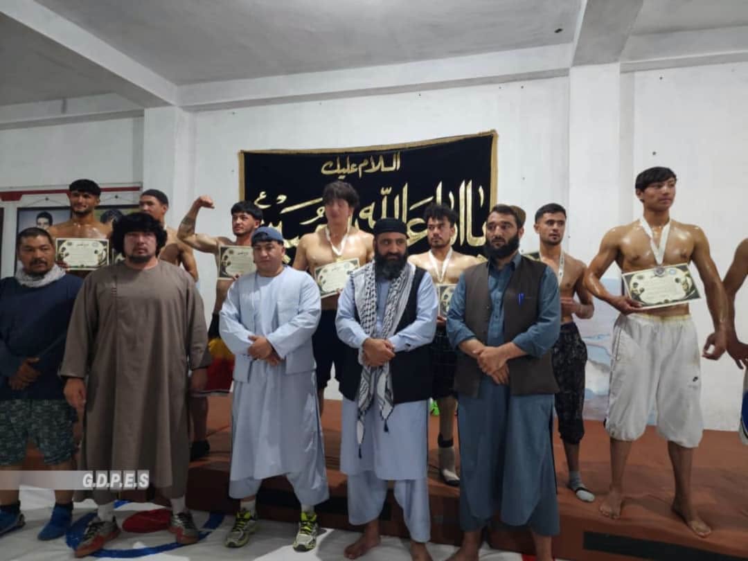 مسابقات منتخبه پرورش اندام با اشتراک ۳۰ ورزشکار در مرکز ولایت بامیان برگزار گردید
