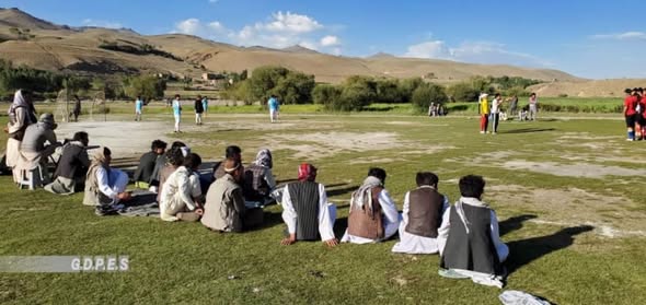 ميدان وردگ؛ بهسودو اولې حصې ولسوالۍ کې د فوټبال دويم پړاو سيالۍ پيل شوې