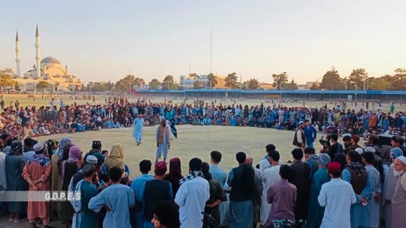 مسابقات کورش با اشتراک ۱۰۰ ورزشکار در مرکز ولایت جوزجان برگزار گردید