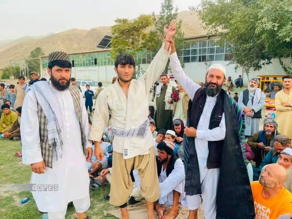 مسابقات پهلوانی کورش با اشتراک ۳۴ ورزشکار در مرکز ولایت بغلان برگزار گردید