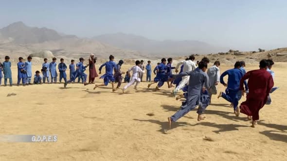 مسابقات دوش میان ۳۲ ورزشکار در ولسوالی شهرستان ولایت دایکندی برگزار گردید