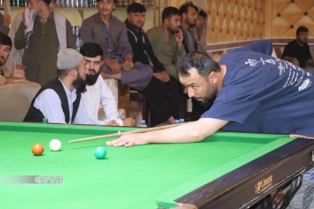 فاریاب؛ مسابقات جام حذفی سنوکر کینگ در اندخوی برگزار شد