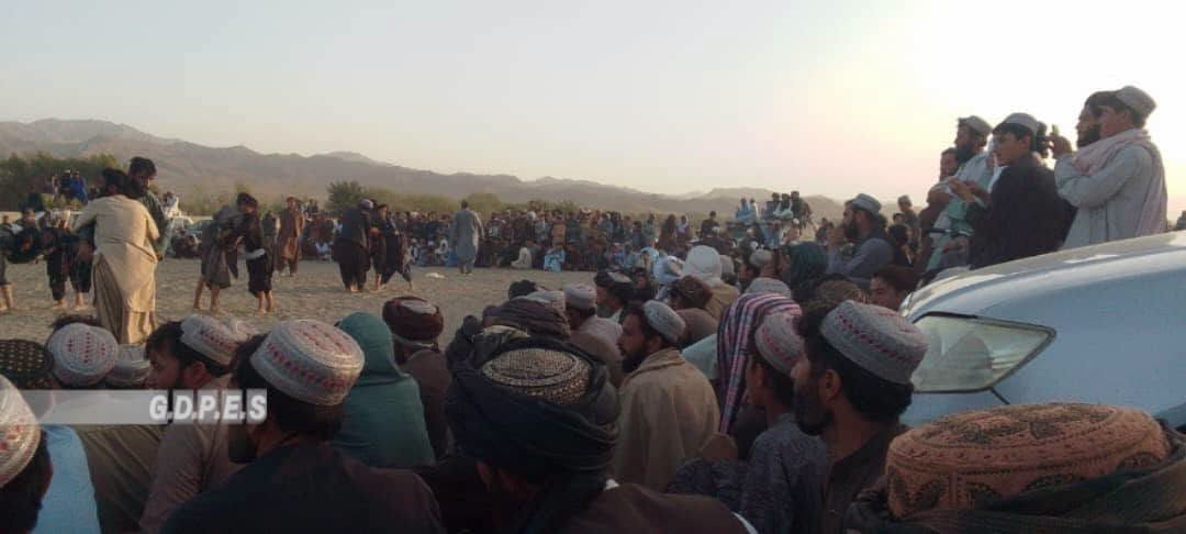 زابل؛ شینکۍ ولسوالۍ کې د ٥٠ ورزشکارانو ترمنځ د غېږ نیونې سیالۍ ترسره شوې