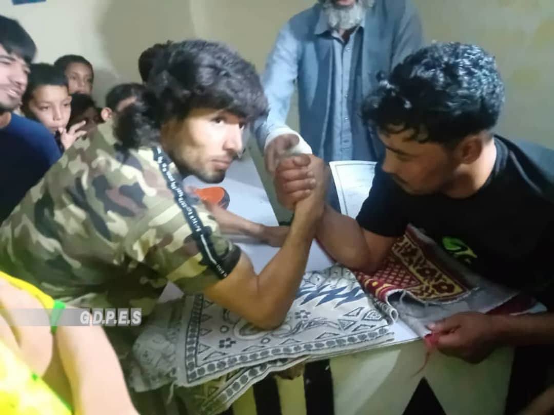 مسابقات دست کشتی با اشتراک ۳۰ ورزشکار در مرکز ولایت پروان برگزار گردید