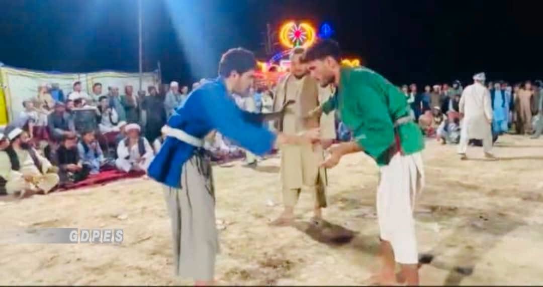 مسابقات پهلوانی میان ۷۰ ورزشکار در ولسوالی آقچه ولایت جوزجان برگزار گردید