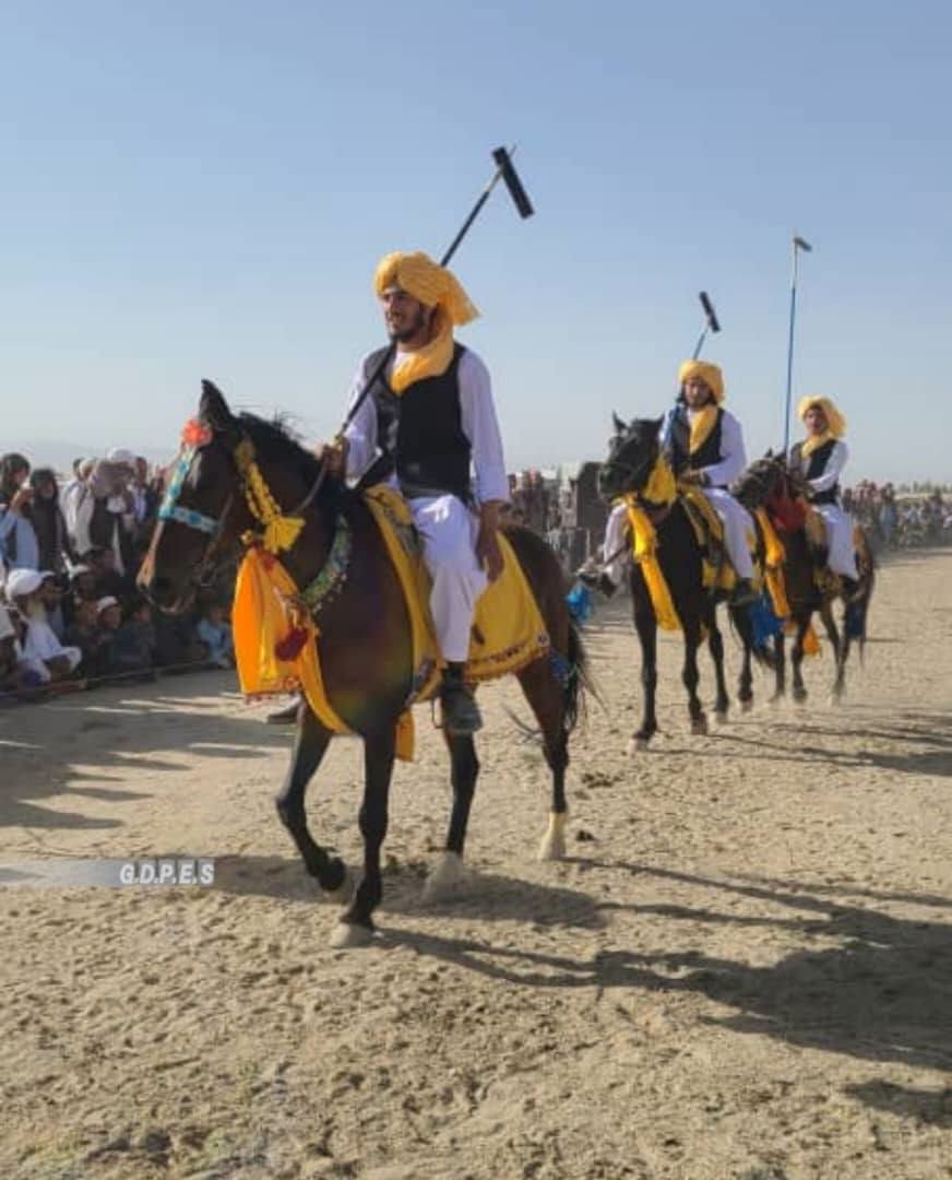 غزنی؛ آغاز رقابت های نیزه زنی بین ۳۲ تیم با اشتراک ۱۲۸ تن در ولسوالی اندر