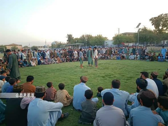 مسابقات دوستانه کورش با اشتراک بیش از ۳۰ جوره در مرکز ولایت سرپل برگزار شد