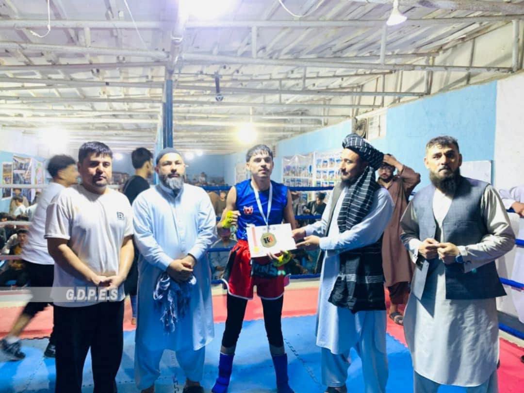 جوزجان؛ مرکز شبرغان ښار کې د ۶۰ ورزشکارانو ترمنځ د کي وان کيک بوکسينګ سيالۍ وشوې