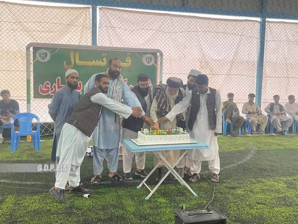 کندز کې د شاوخوا پنځه میلیونه افغانیو په لګښت د فوټسال جمنازیوم جوړ او پرانیستل شو
