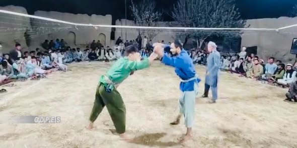 مسابقات پهلوانی در ولسوالی منگجک ولایت جوزجان برگزار گردید