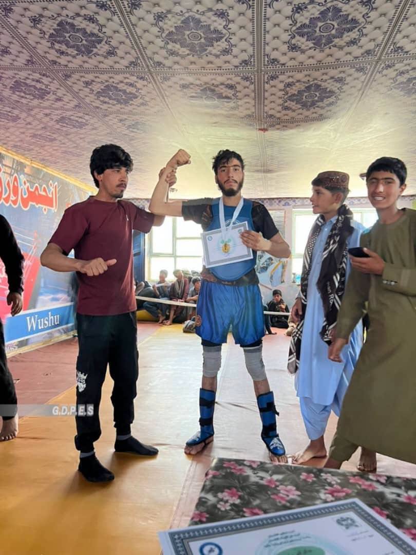 پکتیا؛ مسابقات دوستانه ووشو میان ۳۴ ورزشکار در شهر گردیز برگزار شد