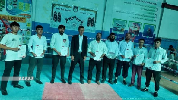 هرات مرکز کې د ۴۸ ورزشکارانو ترمنځ د فول کانتاکت سیالۍ وشوې