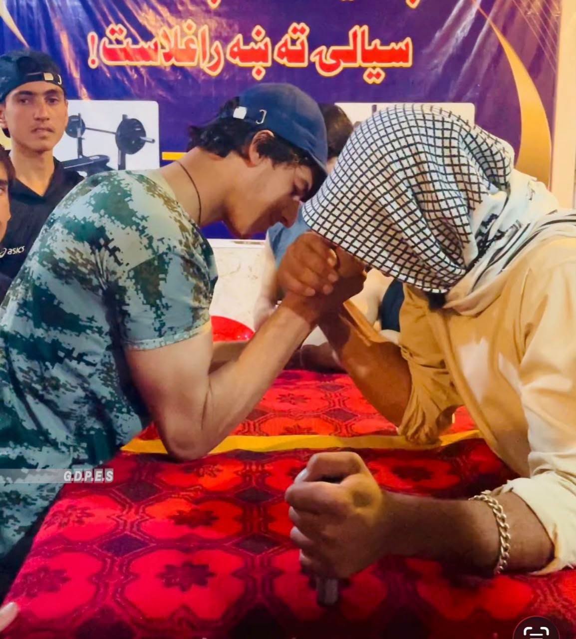 پکتیکا؛ یحیی خېلو ولسوالۍ کې د ٤٥ ورزشکارانو ترمنځ د لاس چپه کولو سیالۍ ترسره شوې