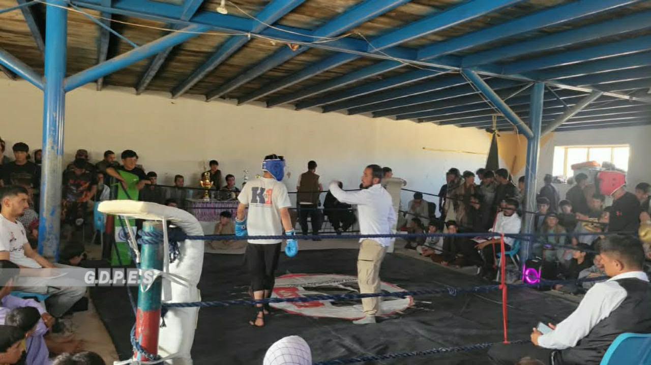 مسابقات k1 کیک بوکسینگ میان ۶۰ ورزشکار در مرکز ولایت بامیان برگزار گردید