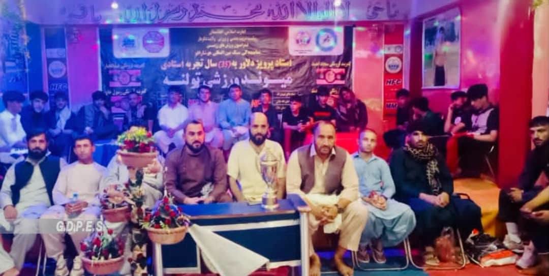 ننګرهار؛ مرکز جلال آباد ښار کې د ٤٤ ورزشکارانو ترمنځ رزمي سیالۍ ترسره شوې