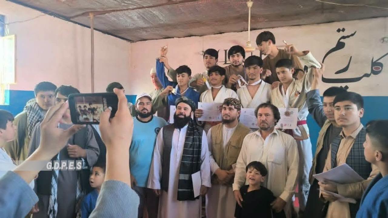 کندز کې د ۵۴ ورزشکارانو ترمنځ د جودو سيالۍ وشوې