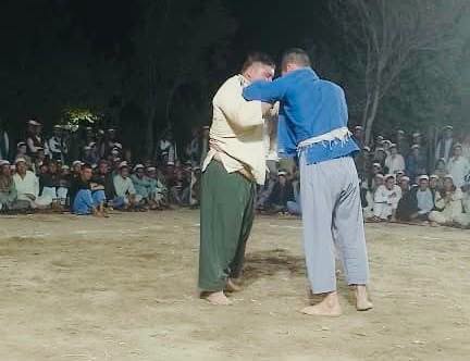 مسابقات کورش محلی با اشتراک ۱۱۰ ورزشکار در ولسوالی خماب ولایت جوزجان برگزار شد