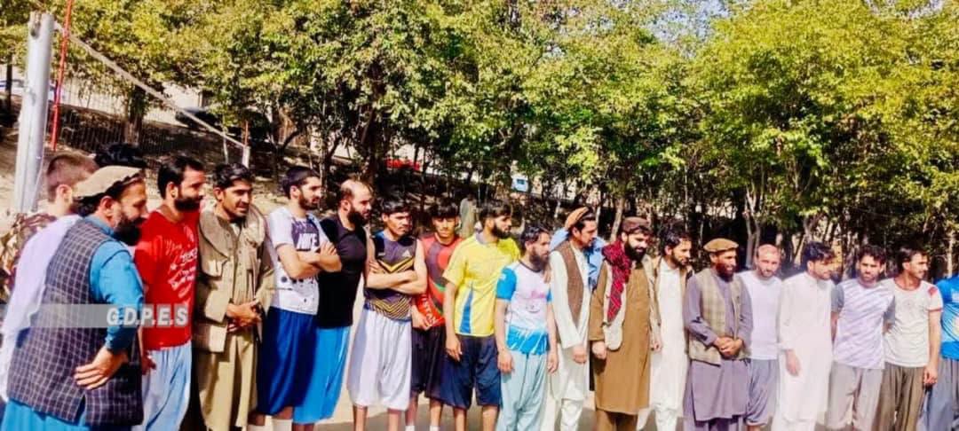 ننګرهار؛ خوږیاڼو ولسوالۍ کې د ١٦ لوبډلو ترمنځ د والیبال سیالۍ پیل شوې
