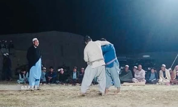 مسابقات کورش محلی با اشتراک ۸۰ ورزشکار در ولسوالی خماب ولایت جوزجان برگزار شد
