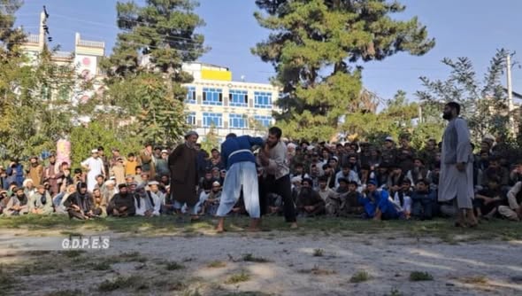 مسابقات کورش با اشتراک ۶۰ ورزشکار در مرکز ولایت فاریاب برگزار شد