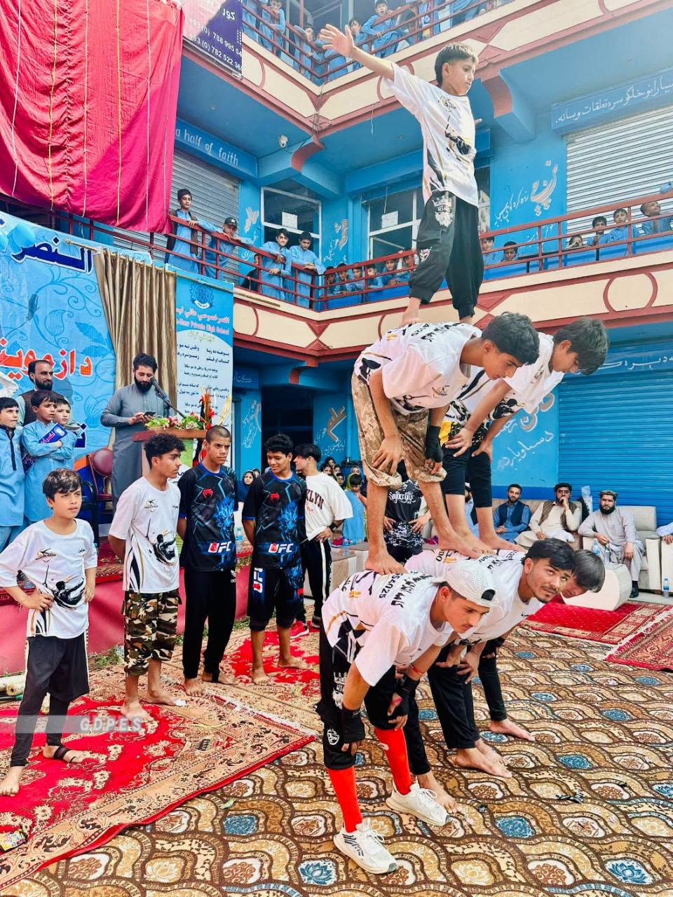 ننګرهار؛ کامې ولسوالۍ کې د ۲۵ ورزشکارانو ترمنځ د جمناستیک نندارې ترسره شوې