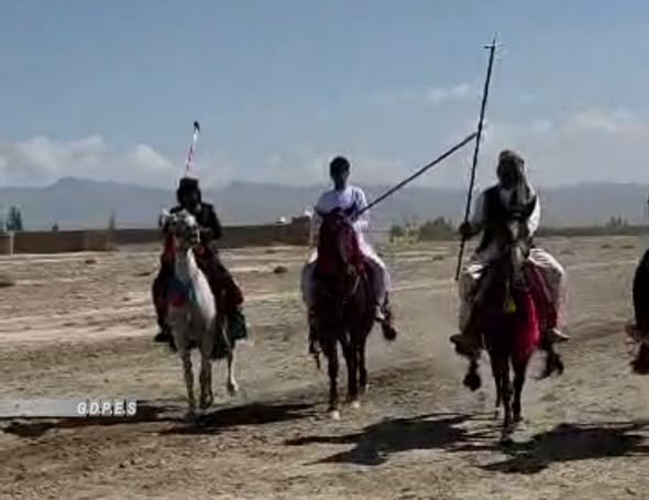 پکتیکا؛ مټاخان ولسوالۍ کې د درېیوو ولایتونو ترمنځ د نیزه وهنې سیالۍ ترسره شوې