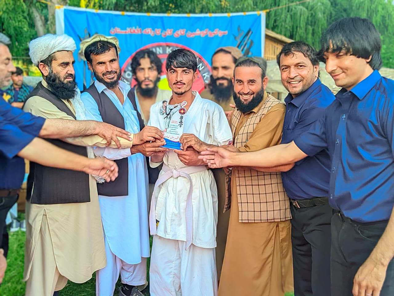 ننګرهار؛ بټي کوټ ولسوالۍ کې د ۶۰ ورزشکارانو ترمنځ د سوکیوکوشین کراټې سیالۍ ترسره شوې