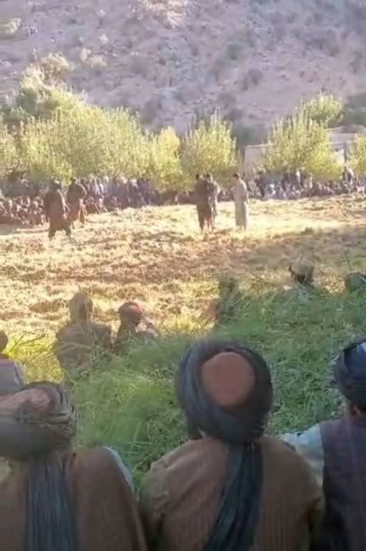 ارزګان؛ چوره ولسوالۍ کې د ۱۰۰ پهلوانانو ترمنځ د محلي غیږنیونې سیالۍ وشوې