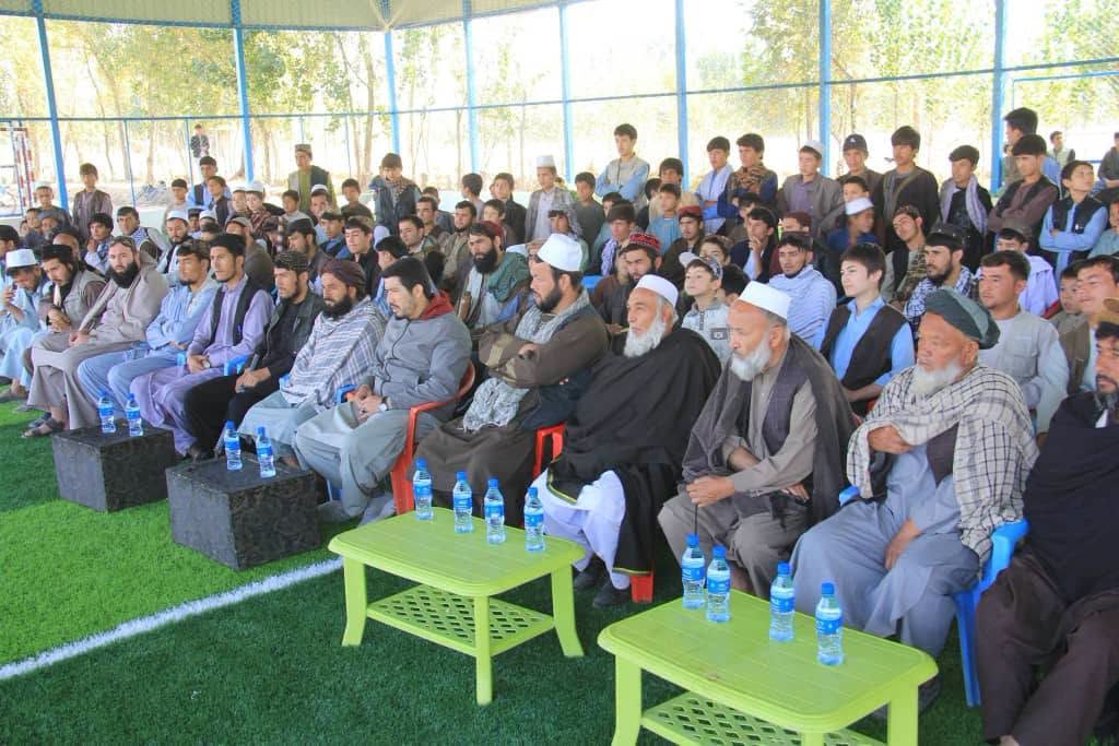 تخار؛ افتتاح مجتمع ورزشی هاشمی در ‌ولسوالی بهارک