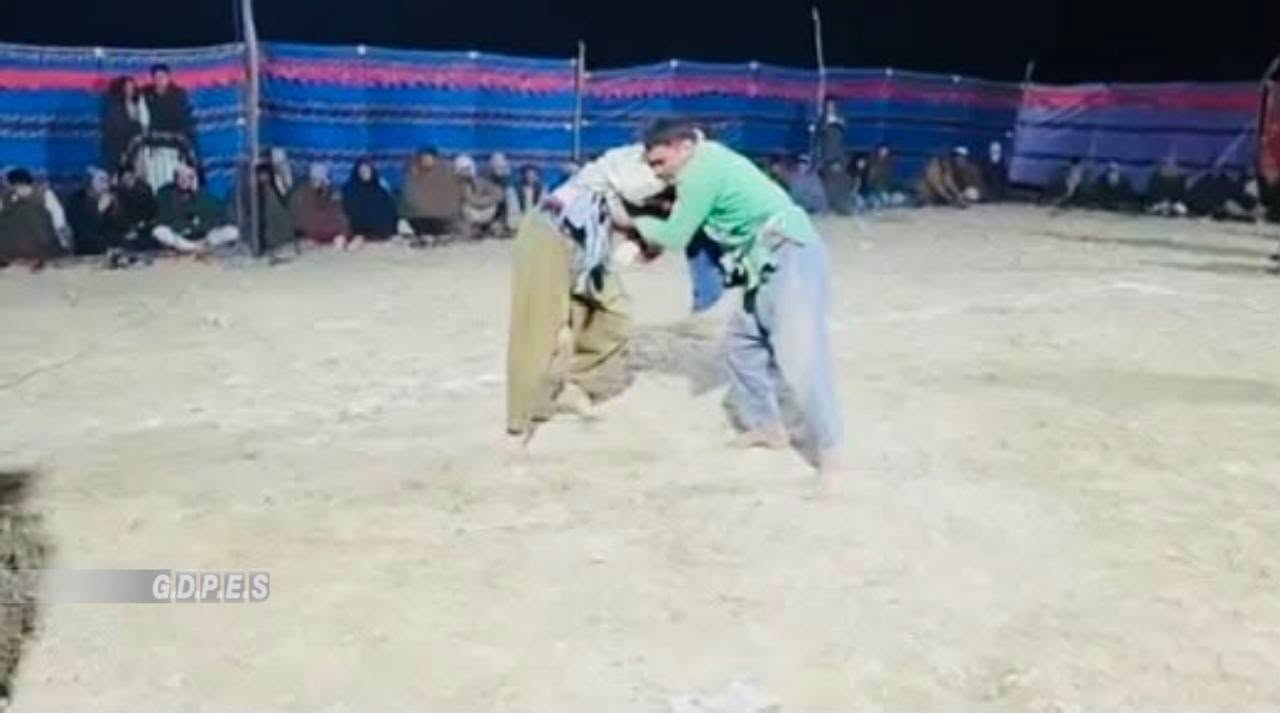 جوزجان؛ اقچه ولسوالۍ کې د ۸۰ پهلوانانو ترمنځ د پهلواني سيالۍ وشوې